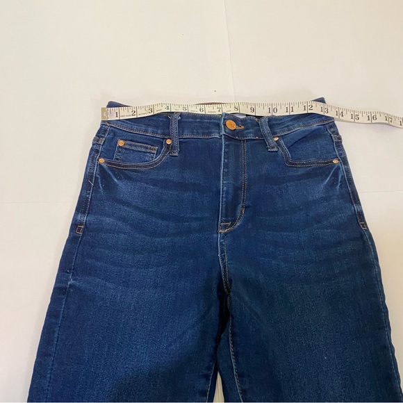 🍁Celebrity Pink Women's Deep Blue High Rise Ankle Skinny Jeans - Picture 7 of 11